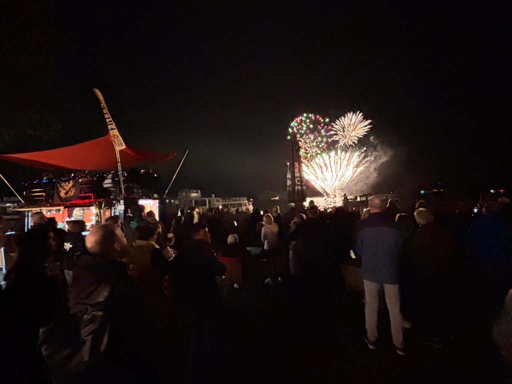 Feuerwerk beim Festival