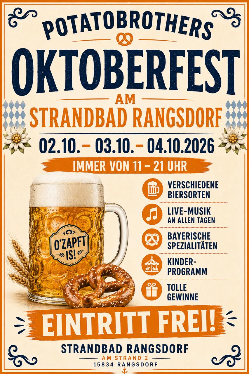 Oktoberfest am Strandbad Rangsdorf